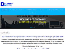Tablet Screenshot of deliveryassembly.com